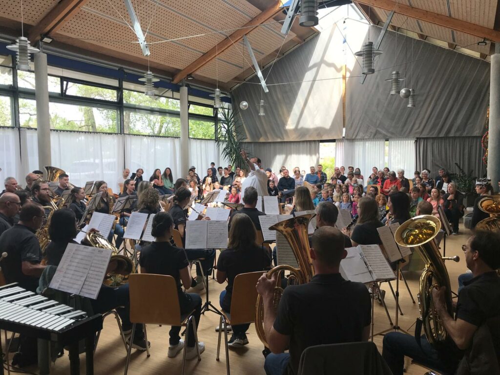 Die Stadtkapelle beim Kinderkonzert