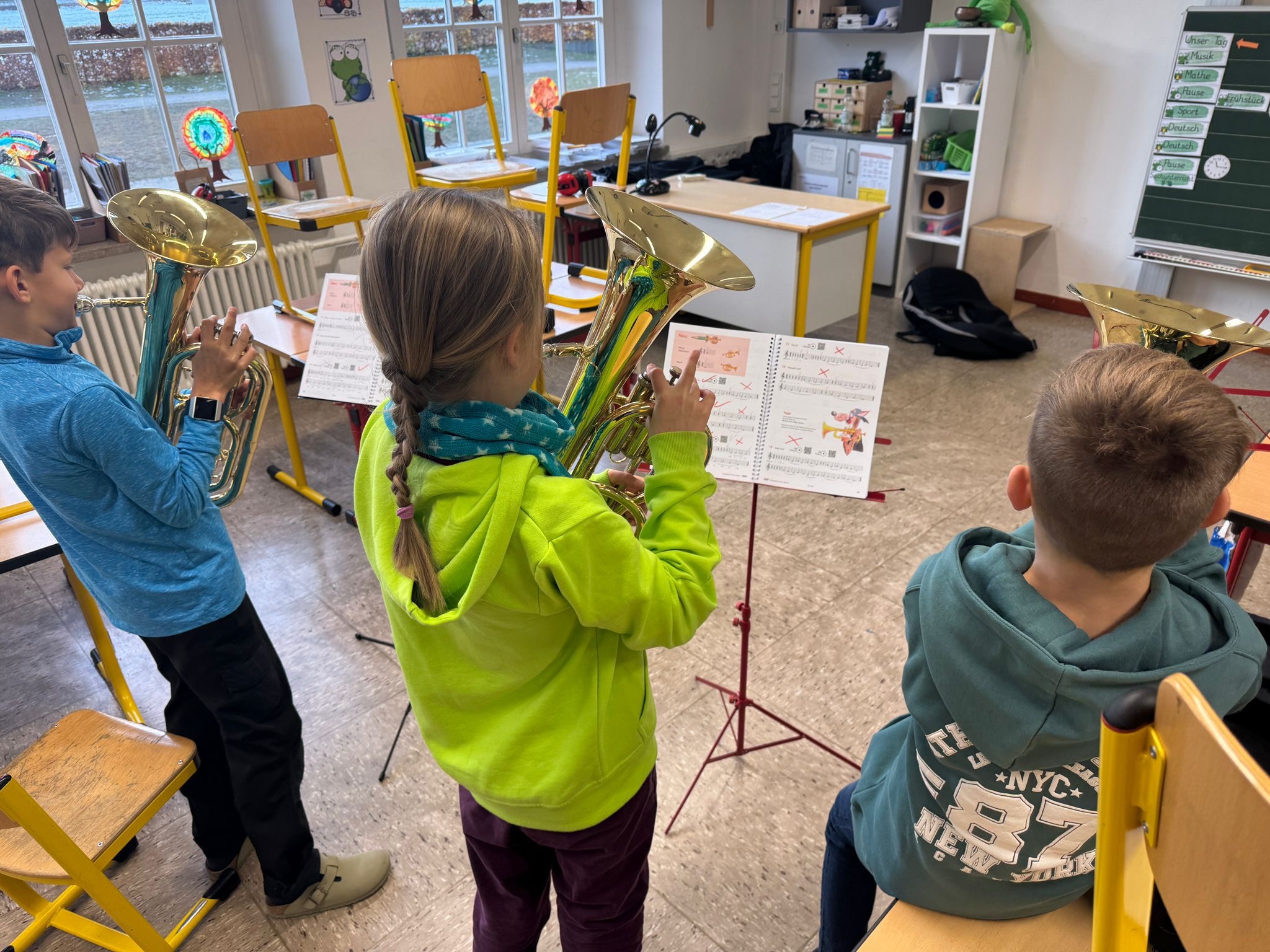 Bläserklasse an der Grundschule